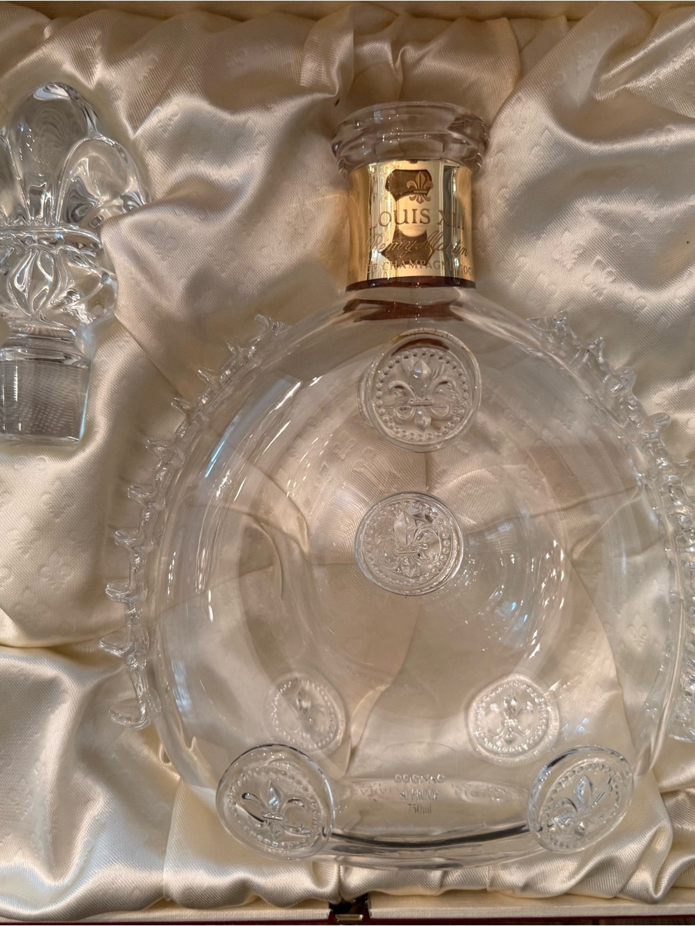 Louis XIII Style Clear Crystal Cognac Decanter - Clear